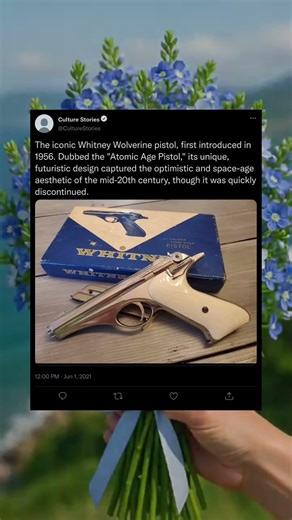 Gun Straight Out of the Space Age 🚀🔫 Whitney Wolverine (1956) #WhitneyWolverine