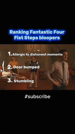 Ranking Fantastic Four first steps bloopers