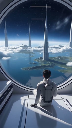 🚀 Alien World Exploration: Astronaut's Thrilling Planetary Flyby! 👽