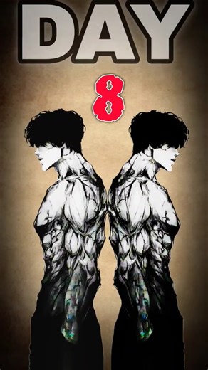 Train Like Sung Jin Woo 🖤 Day 8 #SoloLeveling #shorts