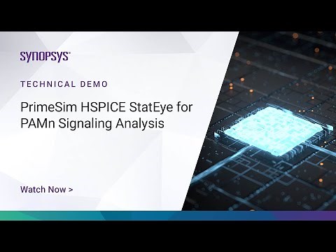 PrimeSim HSPICE StatEye for PAMn Signaling Analysis | Synopsys