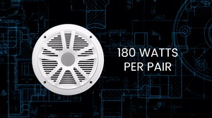 BOSS Audio Systems MCK500WB.6 Marine Receiver & Speaker Package - Weatherproof, Bluetooth Audio, USB, MP3, AM/FM, Aux-in, 6.5 Inch Speakers, Marine Dipole Antenna