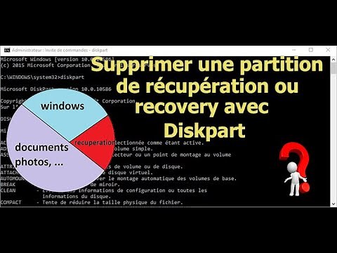 Supprimer une partition avec Diskpart