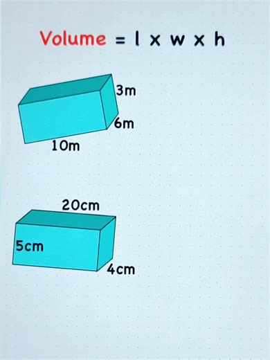 33K views · 406 reactions | Volume of a Rectangle Hacks! | Math Tricks Tutorial | Facebook