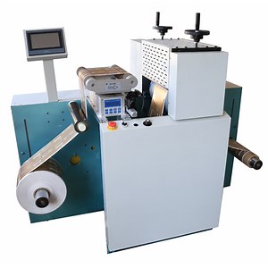 [Hot Item] Logo Embossing Machine for Paper Label Roll Textile Embossing Machine