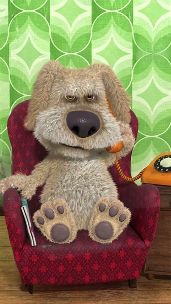 Talking Ben is not amused 😹 #TalkingTom #Remastered