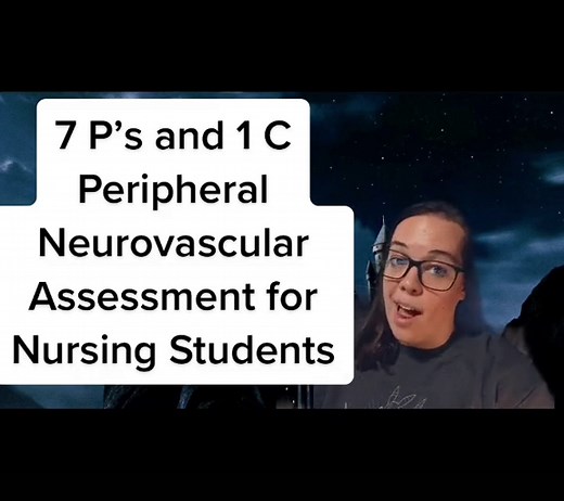 7 P’s and 1 C Peripheral Neurovascular Assessment for Nursing Students. For more on this topic check out my YouTube video: https://youtu.be/qXQez4Pck20