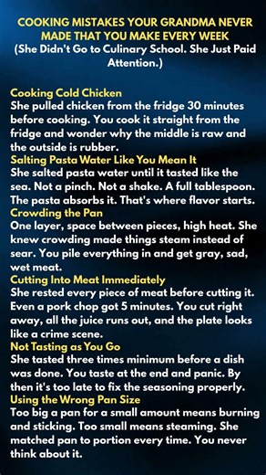 COOKING MISTAKES YOUR GRANDMA NEVER MADE THAT YOU MAKE EVERY WEEK.mp4