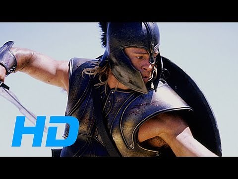 Achilles Vs. Boagrius Fight Scene [Troy / 2004] - Movie Clip HD
