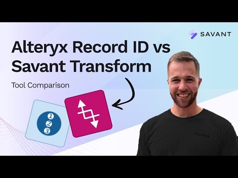 Add Row Numbers & IDs with Savant | Record ID