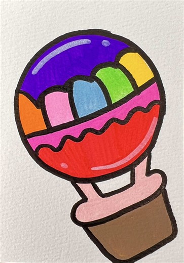 Candy Lollipop Drawing Tutorial