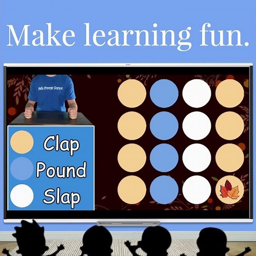 Fall brain break with desk drumming!