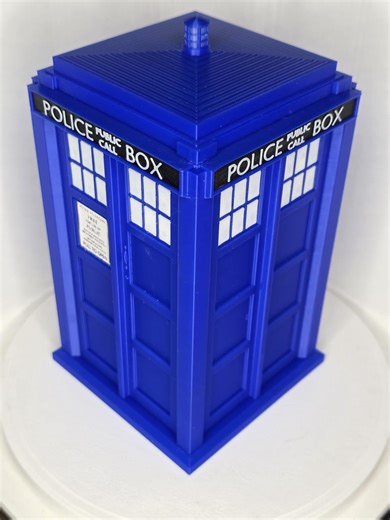 Time-traveler's Police Box | 3D Printed PLA Card Holder (sneakypanda Design) - Etsy