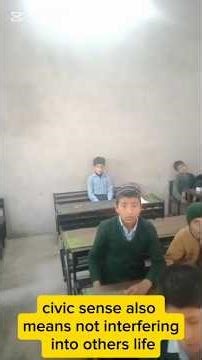 What Is Civic Sense? | Short Moral Classroom Dialogue | Good Citizen Habits❤️#dialogue#learnenglish