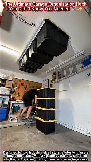The Ultimate Garage Organization Hack You Didn’t Know You Needed 🛠️✨