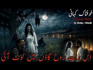 Us Raat Rooh Gaon Main Lout Aaee | A Real Haunted Story | Horror Story | Episode 904