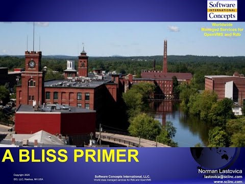 Norman Lastovica - A BLISS Primer