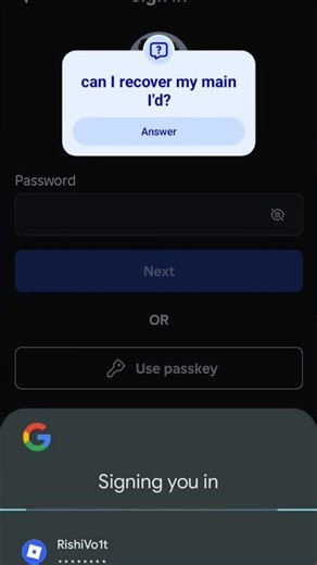 can I recover my I'd #roblox #id lost