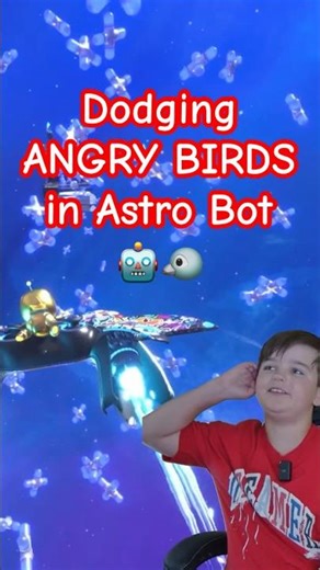 You’re dodging ANGRY BIRDS in Astro Bot! 🐦 #AstroBot #Shorts