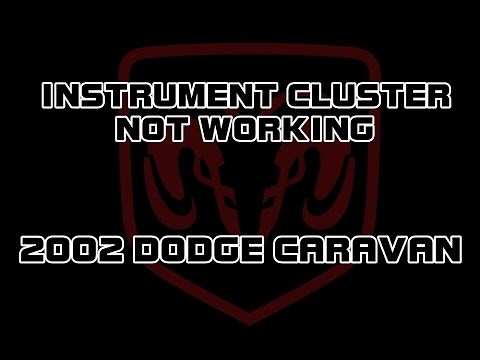 ⭐ 2002 Dodge Caravan - Instrument Cluster Not Working, Flickers
