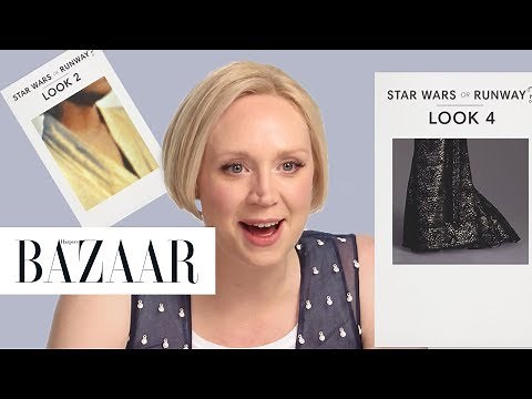 Gwendoline Christie Tests Her Knowledge of The Last Jedi vs. the Runway | Harper's BAZAAR