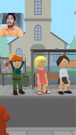 MENCAK KEBERADAAN ALIEN DI HALTE BUS #shorts #games #gaming #alien #toro