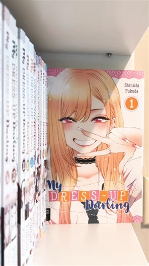 Completed My Dress-Up Darling Manga Collection 🌸 #manga #mydressupdarling