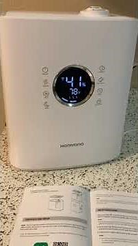 Homvana Smart Humidifier for Bedroom Large Room, 6.5 L Warm & Cool Mist Humidifiers with App&Voice