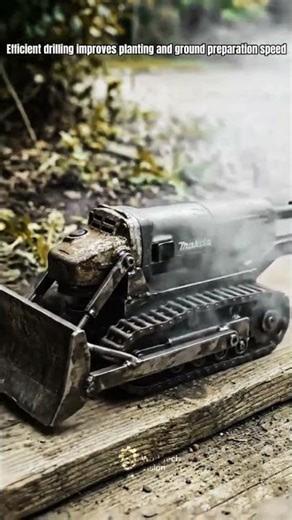 Mini Bulldozer Fabrication Process Using Angle Grinder and DIY Mechanism