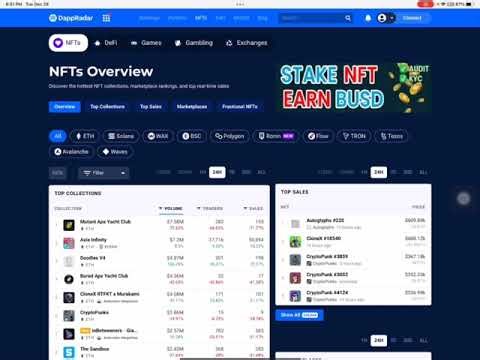 آموزش کار با سایت dappradar