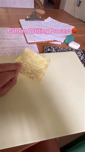 Knitting Pattern Writing Process #knitting #knittingpattern #knittingdesign