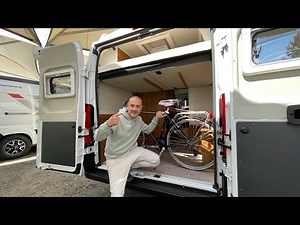 VANTOURER 600 D, CAMPER PURO, IL VAN PERFETTO PER GLI AMANTI DI BIKE 🚲,6 POSTI LETTO IN 5,99 metri