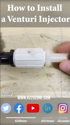 How to install a venturi injector
