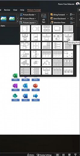 Organize a multitude of images in PowerPoint