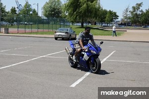 Falling off  a motorcycle on Make a GIF