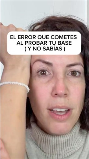 The mistake you make when testing your foundation (and didn't know it) #makeup #foundation