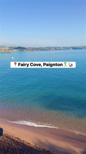 PERFECT sunny day overlooking Fairy Cove, one of Paignton's many hidden gems. 🏝️🐚 https://www.englishriviera.co.uk #beach #coast #englishriviera #devon #uk | The English Riviera
