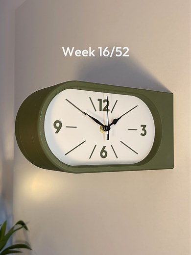 DUBBEL Double Face Retro Wall Clock | Flowalistik