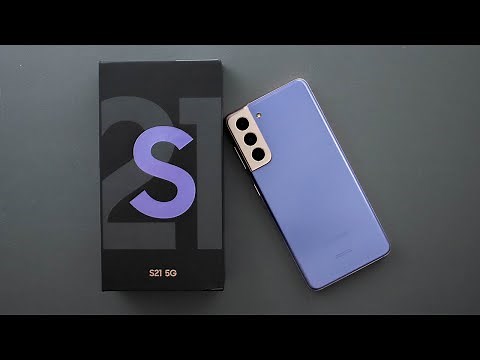 Phantom Violet Galaxy S21 Unboxing!