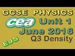 2016 U1 Q3 GCSE PHYSICS CCEA