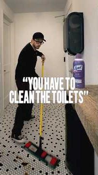 #LysolPartner POV: You’re a janitor and make it your mission to share the love…not the stink ‪@lysol‬