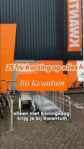 25% discount on everything at Kwantum🤩