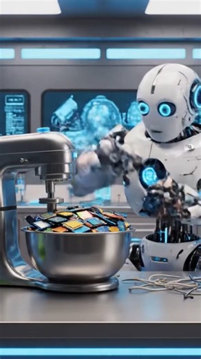 AI Overlords? More Like AI Over-CLUMSY! 🤖💥 #FunnyAI #TechHumor #Animation #Slapstick