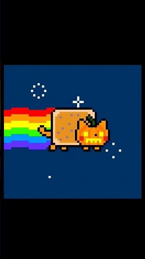 Nyan cat halloween version