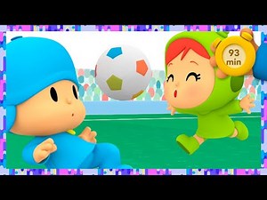⚽️POCOYO & NINA -A Heart-Stopping Football Match [93min] ANIMATED CARTOON for Children|FULL episodes