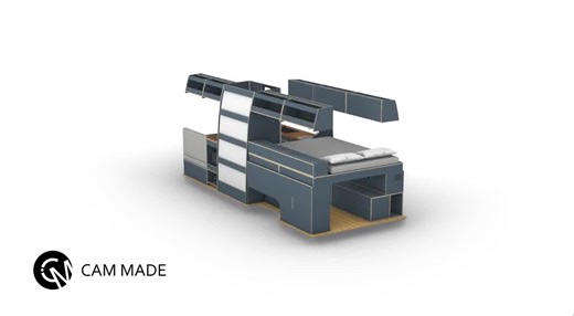 Sprinter LWB 170 Camper Van Conversion Plans: CNC DXF & 3D Model (digital Download) - Etsy New Zealand