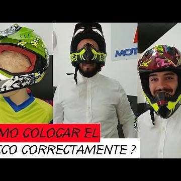 Cómo ponerte correctamente un casco de motocross 😎