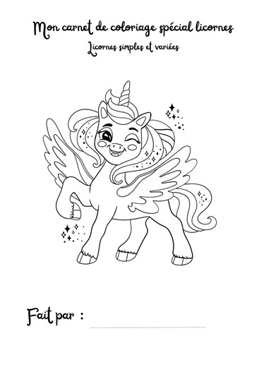 Carnet de coloriage - 16 pages à imprimer - Coloriage enfant - Fichier PDF digitale - Etsy France