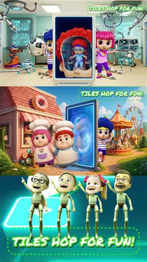 Cocomelon Dame Tu Cosita Dance (Music Cover) #43 Tiles hop #shorts​​ #Dametucosita​​ #coffindance