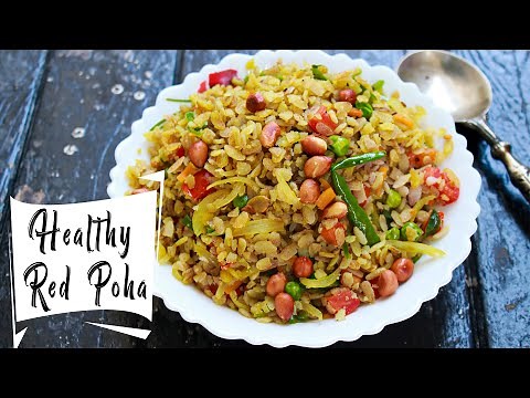 Healthy Red Poha Recipe | Quick Breakfast Recipe | Red Upma | Poha Recipe
